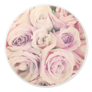 Bouton De Porte En Céramique Rose Rose Rose Blush Cerise Tirage
