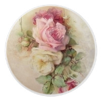 Roses de style vintage peint à la main