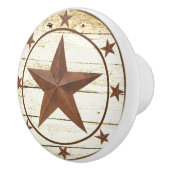 Bouton De Porte En Céramique Roue étoile rustique (Droite)