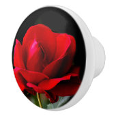 Bouton De Porte En Céramique Rouge (Droite)