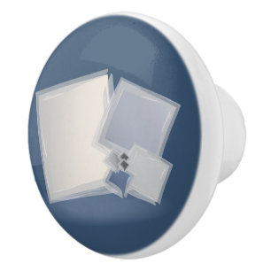 Bouton De Porte En Céramique Roulement des carrés Fibonacci