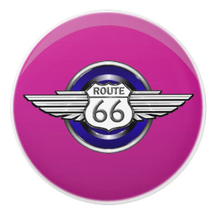 Bouton De Porte En Céramique Route 66 Ceramic Knobs - SRF