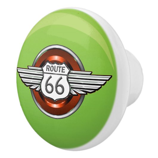 Bouton De Porte En Céramique Route 66 Ceramic Knobs - SRF (Droite)