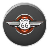 Bouton De Porte En Céramique Route 66 Ceramic Knobs - SRF (Devant)