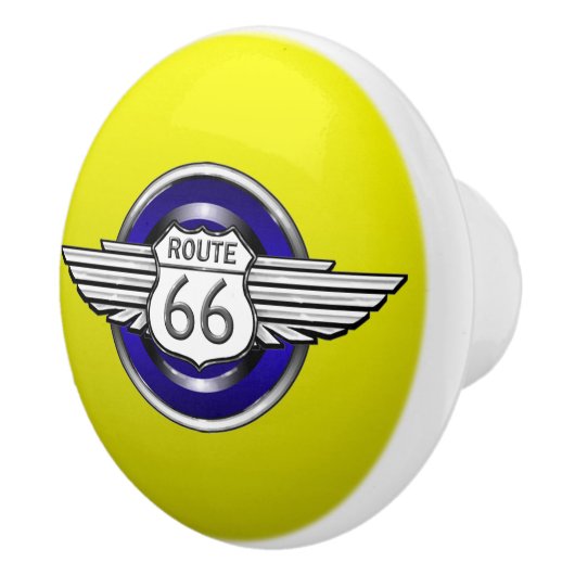 Bouton De Porte En Céramique Route 66 Ceramic Knobs - SRF (Droite)