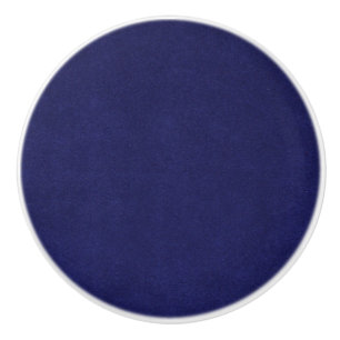 Bouton De Porte En Céramique Royal Bleu et Blanc rond Ceramic Knob