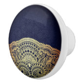 Bouton De Porte En Céramique Royal Blue Sapphire (Droite)