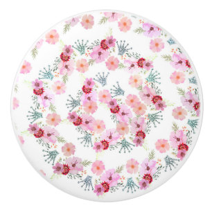 Bouton De Porte En Céramique Rustique Floral Princess Girls Chambre Shabby Chic