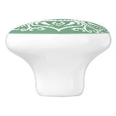 Bouton De Porte En Céramique Sage Mandala (Côté)