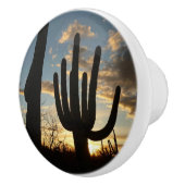 Bouton De Porte En Céramique Saguaro Sunset II Arizona (Droite)