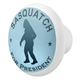 Bouton De Porte En Céramique Sasquatch, Président
