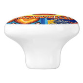 Bouton De Porte En Céramique Sassy Sun Ceramic Knob (Côté)