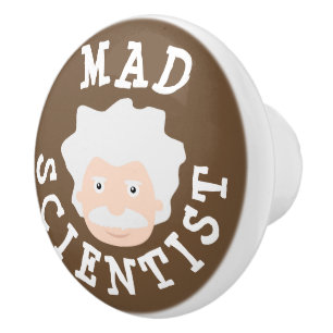 Bouton De Porte En Céramique Scientifique Mad