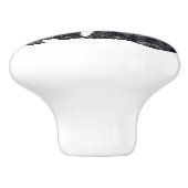 Bouton De Porte En Céramique Scottish Terrier Knobs (Côté)