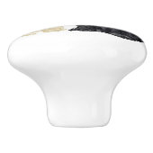 Bouton De Porte En Céramique Scottish Terrier Knobs (Côté)