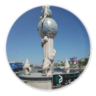Bouton De Porte En Céramique Sculpture aux marins
