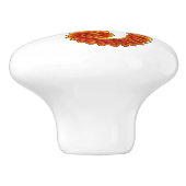 Bouton De Porte En Céramique Seahorse (Côté)