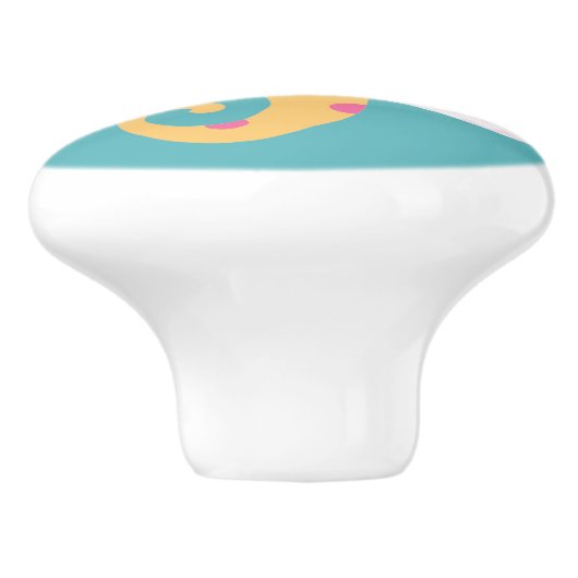 Bouton De Porte En Céramique Seahorse Nursery Drawer Pull Knows (Côté)