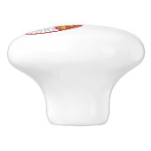 Bouton De Porte En Céramique Serbia Flag (Côté)