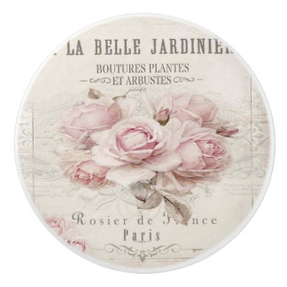 Bouton De Porte En Céramique shabby chic, rustique, vintage, floral, collage, p