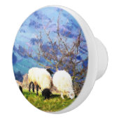 BOUTON DE PORTE EN CÉRAMIQUE SHEEP (Droite)