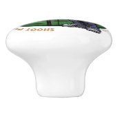 Bouton De Porte En Céramique Shoot pool Not People (Côté)