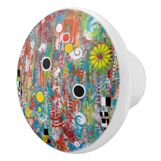 Bouton De Porte En Céramique Side Show Ceramic Knob (Droite)