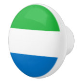Bouton De Porte En Céramique Sierra Leone Flag (Droite)