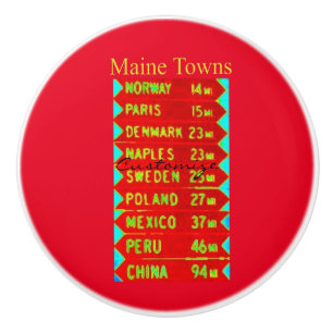 Bouton De Porte En Céramique SIGNE DES VILLES DU Maine Thunder_Cove
