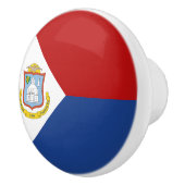 Bouton De Porte En Céramique Sint Maarten Flag (Droite)
