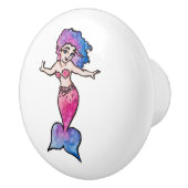 Bouton De Porte En Céramique Sirène (Droite)