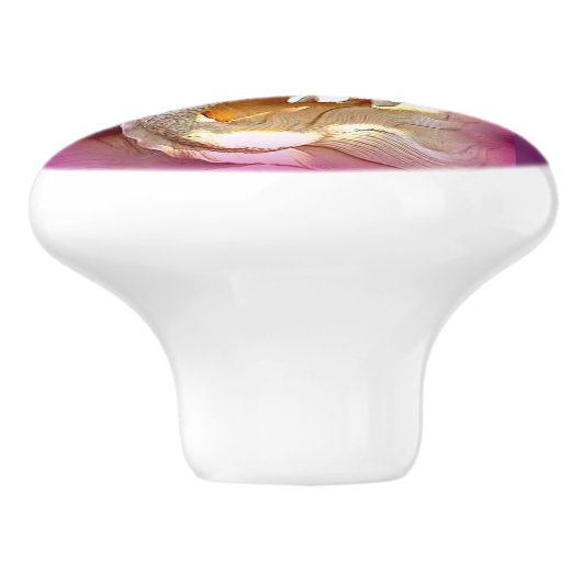 Bouton De Porte En Céramique sirène en pierre se reposante (Côté)