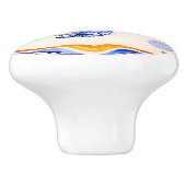 Bouton De Porte En Céramique Sirène méditerranéenne (Côté)