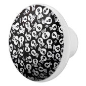 Bouton De Porte En Céramique Skulls-ceramic pull drawer (Droite)