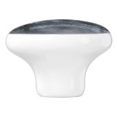 Bouton De Porte En Céramique Soirée Wolf Spirit Moon (Côté)