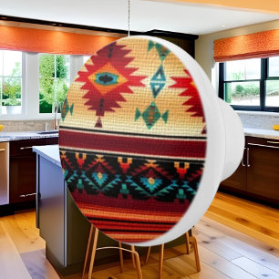Bouton De Porte En Céramique Southwestern motif fun Bouton en céramique