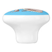 Bouton De Porte En Céramique Sphynx cat (Côté)