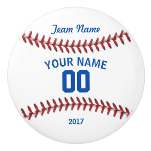 Bouton De Porte En Céramique Sport de base-ball d'équipe
