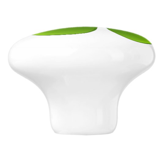 Bouton De Porte En Céramique St Patrick's Day Shamrocks Thunder_Cove (Côté)