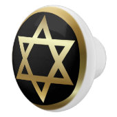 Bouton De Porte En Céramique Star of David Ceramic Knob (Droite)