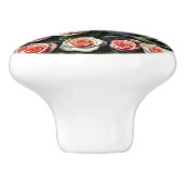 Bouton De Porte En Céramique Steampunk Gears and Rainbow (Côté)