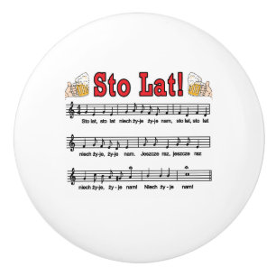 Bouton De Porte En Céramique Sto Lat ! Chanson Avec Beer Mugs