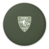 Bouton De Porte En Céramique Stowe Vermont (Devant)