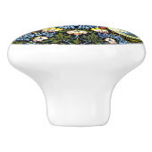 Bouton De Porte En Céramique Strawberry Thief (Côté)