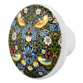 Bouton De Porte En Céramique Strawberry Thief (Droite)