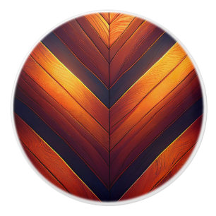 Bouton De Porte En Céramique Style boisé