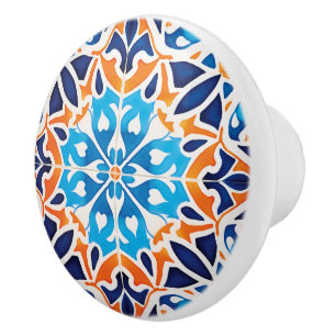 Bouton De Porte En Céramique Style imitation marocain mignon