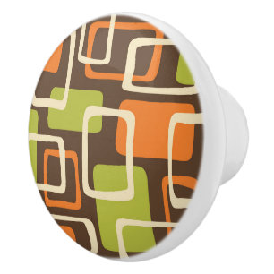 Bouton De Porte En Céramique Style Mid Century Modern