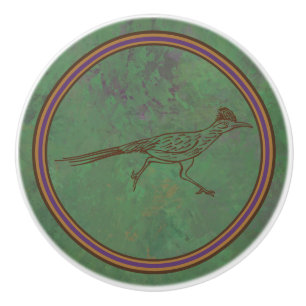 Bouton De Porte En Céramique Sud-ouest Roadrunner Sagebrush Green