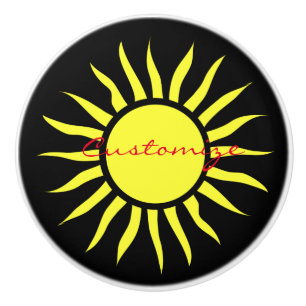 Bouton De Porte En Céramique Sun Thunder_Cove